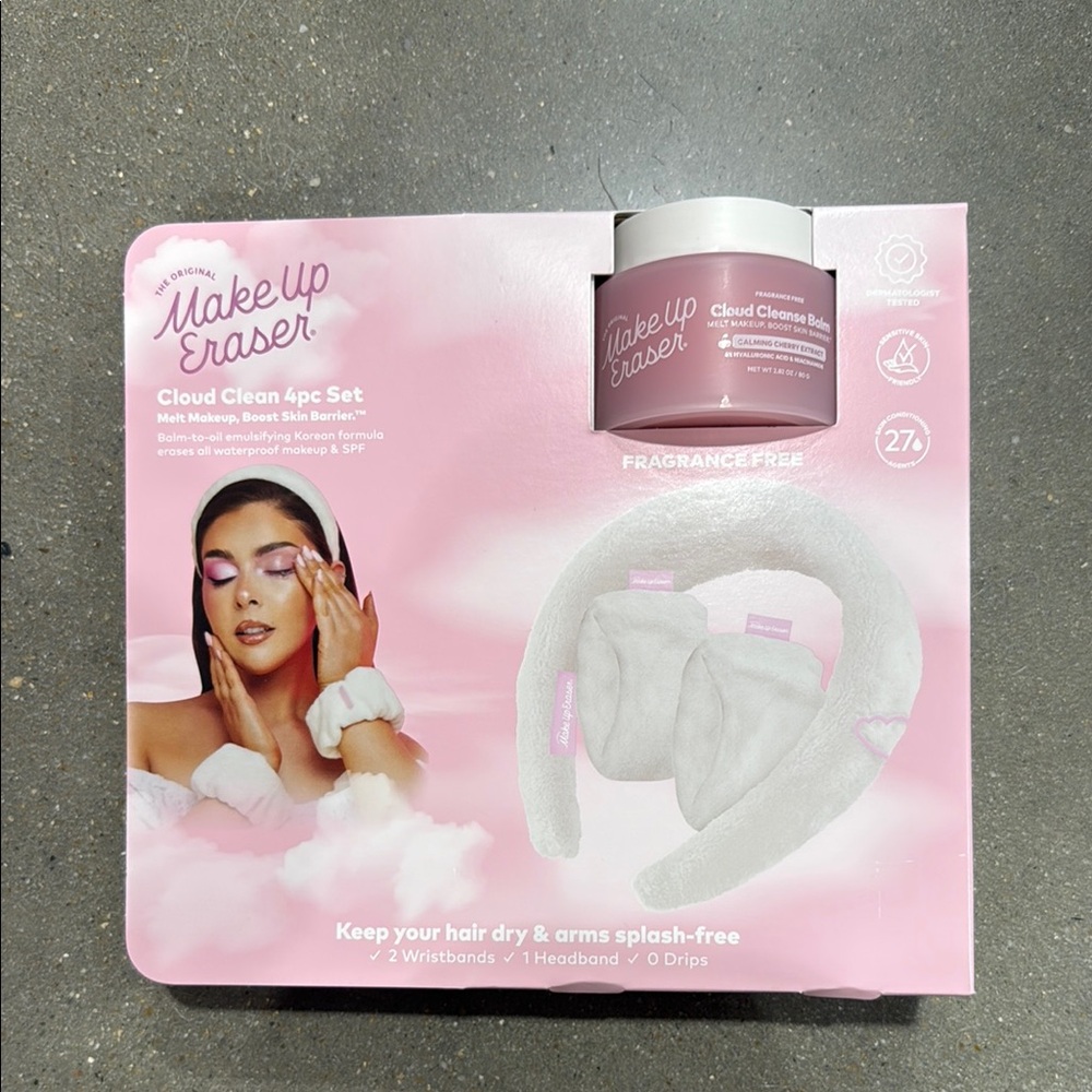MakeUp Eraser Cloud Clean 4pc Spa Set